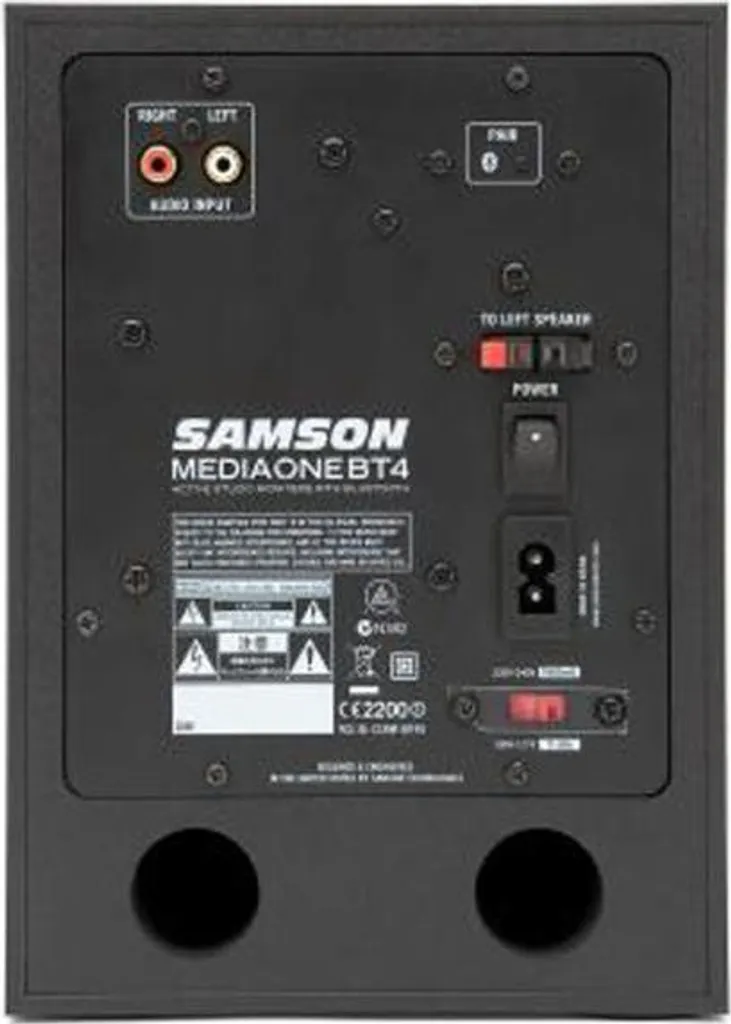 Samson MediaOne BT4 Moniteur de studio actif Bluetooth - Paire de 2