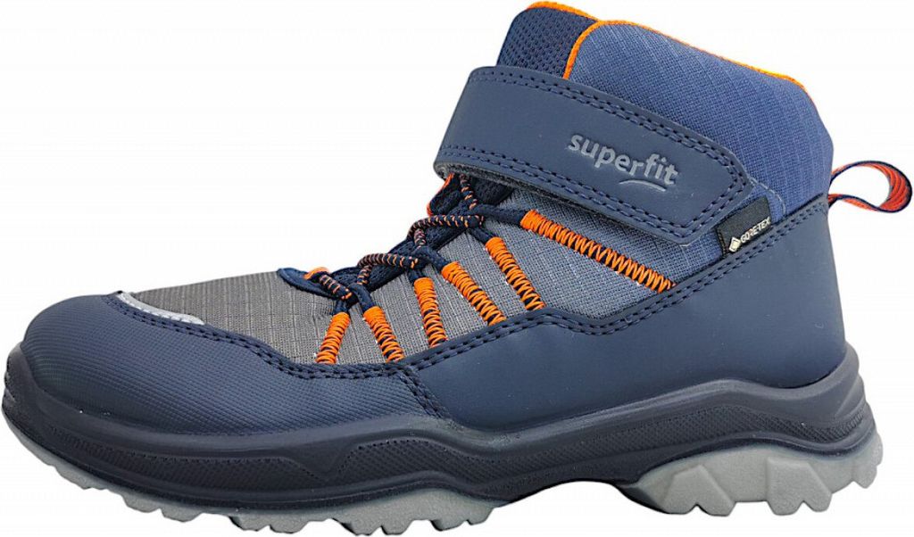 Superfit Jupiter Kinderschuhe Jungen Outdoor Stiefel Klettschuh Blau Freizeit, Schuhgröße:33 EU