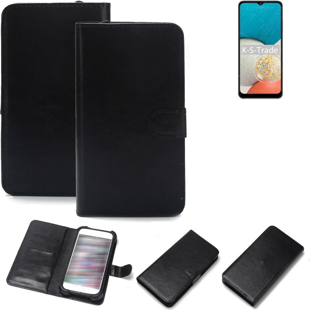 K-S-Trade Handyhülle Schutzhülle kompatibel mit Samsung Galaxy Wide5 Handy Schutz Hülle Handyhülle Bumper schwarz 1x