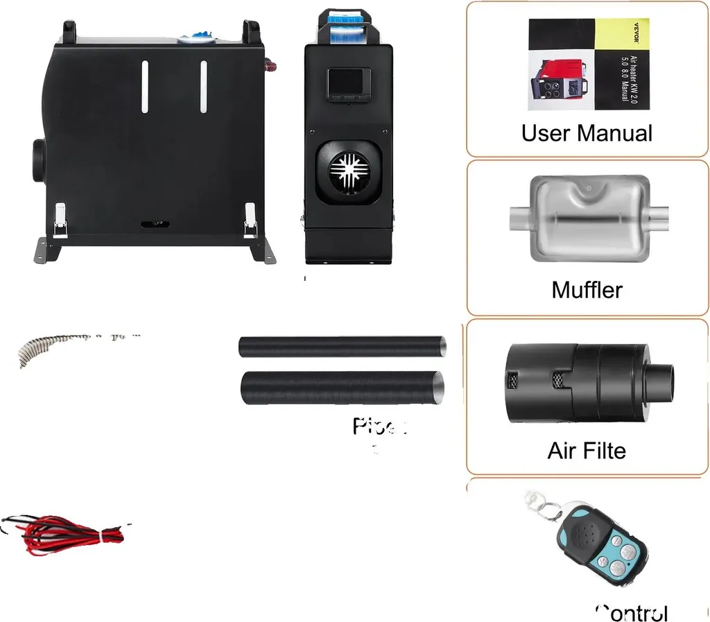 Chauffage stationnaire diesel 8KW pour camions et fourgons de voyage