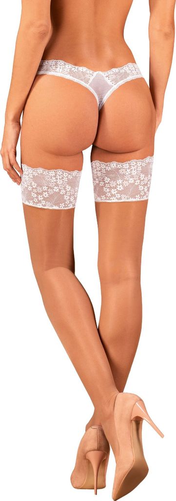 Heavenlly - Calze con pizzo bianco Immagine del prodotto 