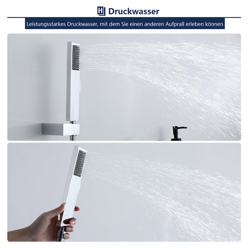 Duschsystem Homelody，Badezimmer Duschgarnitur 2 Produktbild 17