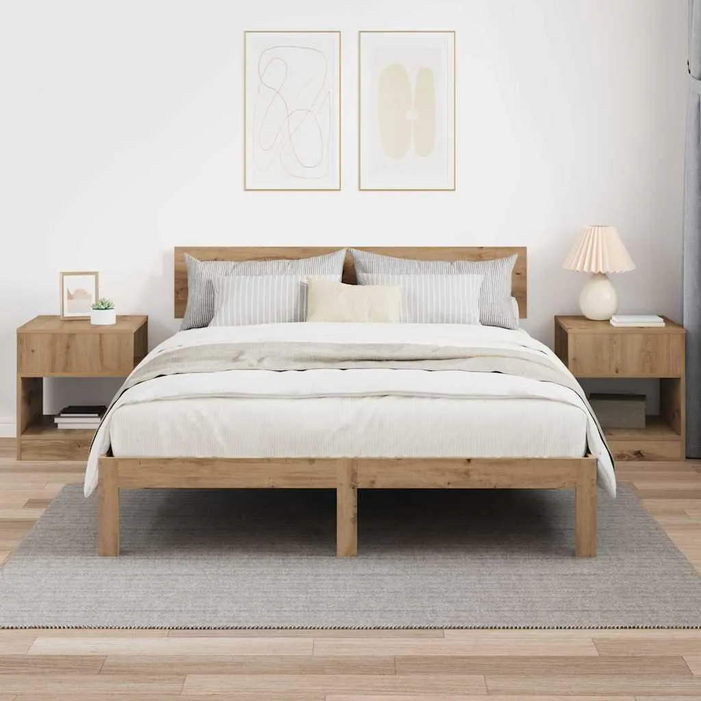 SYFAX™ Tavolini Rovere 40x40x45cm | Massima Efficienza Set 2pz - 4
