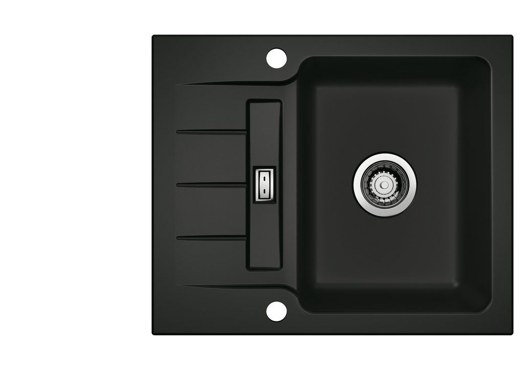 Naber Einbauspüle Keramik LineUP 2E nero