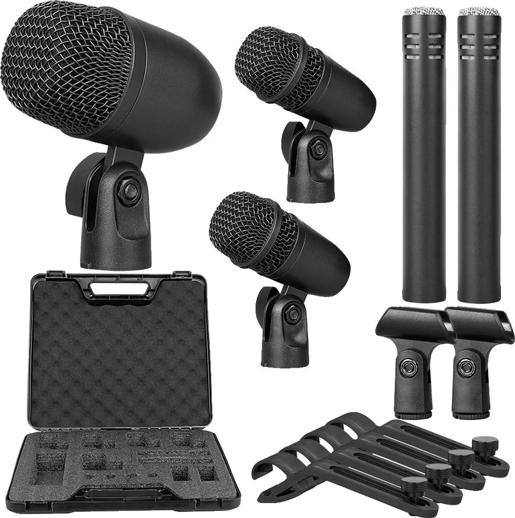 Mic Set Filaire GM5 : Micro de Chant Dynamique pour Scène et Enregistrement