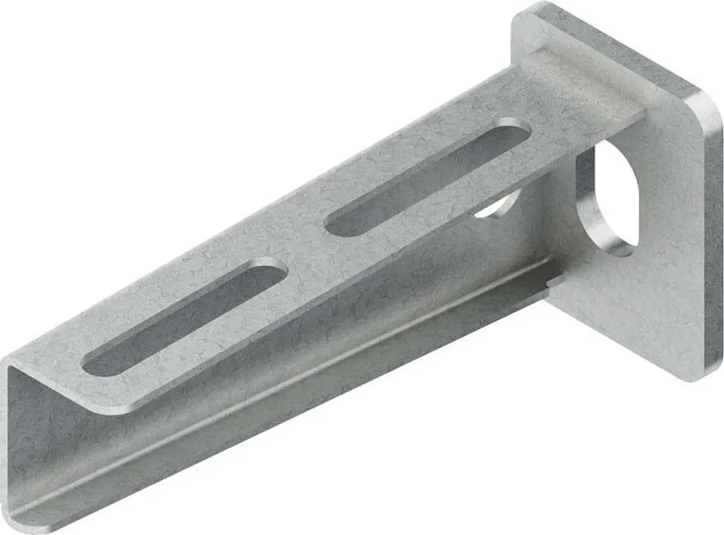 Support KTA 100 en acier galvanisé 110 mm pour montage de câbles