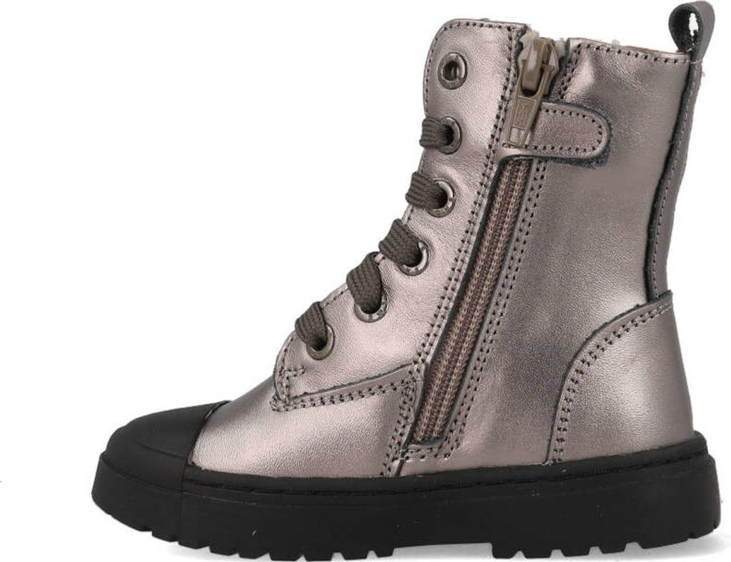 Shoesme Boot Biker SW21W001-A Silber-24