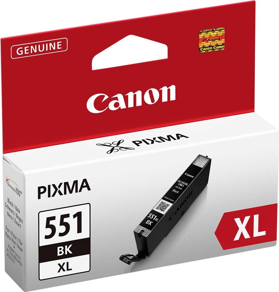 Canon CLI-551BK XL Tisková kazeta černá Obrázek produktu 