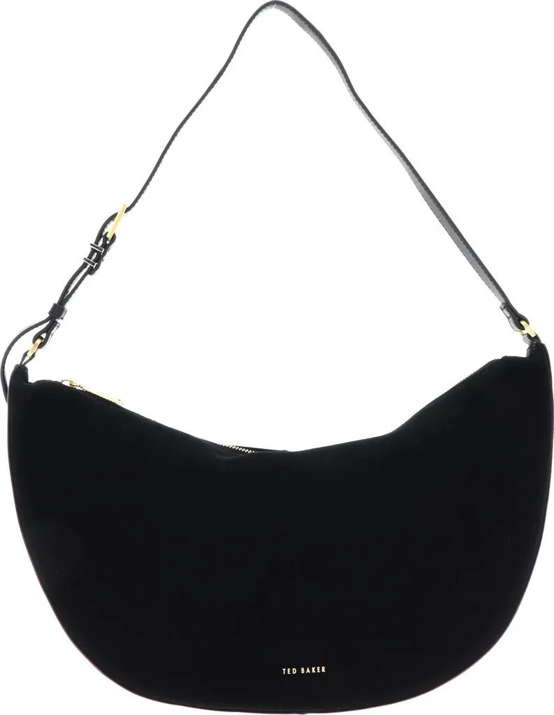 Ted Baker Taliee Sac à Épaule Hobo en Cuir Noir avec Détail Ceinture