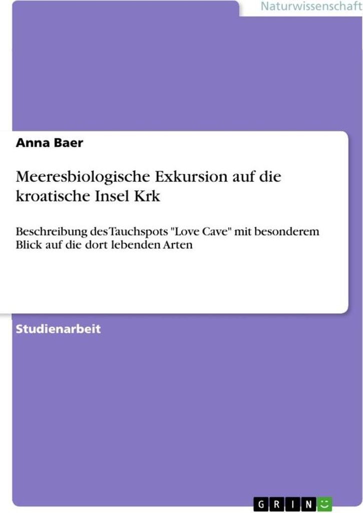 Meeresbiologische Exkursion auf die kroatische Insel Krk