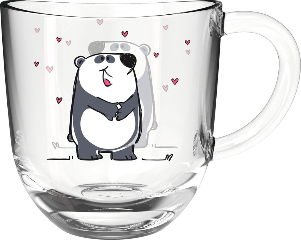 Detský pohár s uchom 280 ml, panda Obrázok produktu 