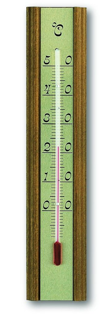 TFA-DOSTMANN Zimmer-Thermometer Eiche 20,5x4 cm 10 Stück Zdjęcie produktu 