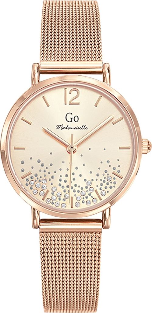 Girl Only Armbanduhr rosegold Edelstahl GO Damen Analog-Quarzuhr UGO695434