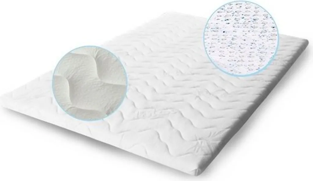 Surmatelas en latex 100x190 cm pour améliorer le confort du matelas