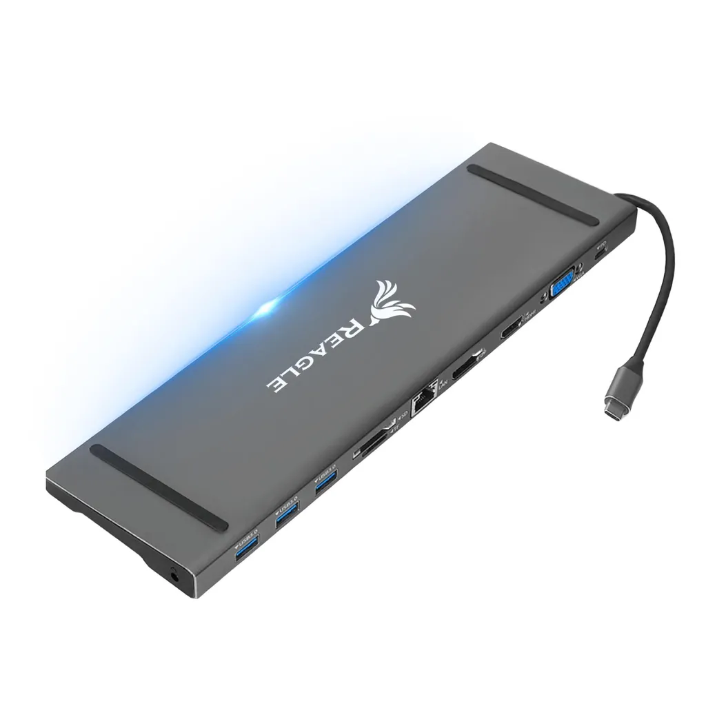 Hub Reagle Docking Station Usb-C Dp 8K Hdmi Rj45 100W M1