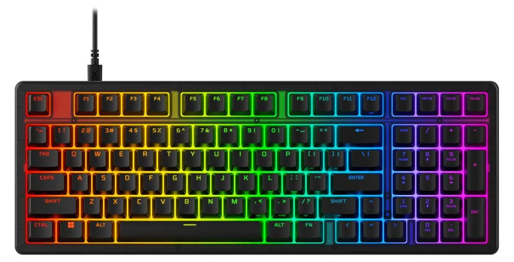 Clavier gaming HyperX noir - Évitez les erreurs de frappe en jeu PC