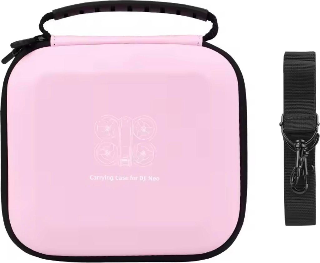 BRDRC Hartschalenkoffer für Drohne und Akkus für DJI Neo (Pink)