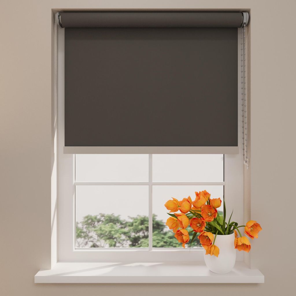 Rollo Easy Soft - Verdunkelnd - Dunkelgrau - 80 x 190