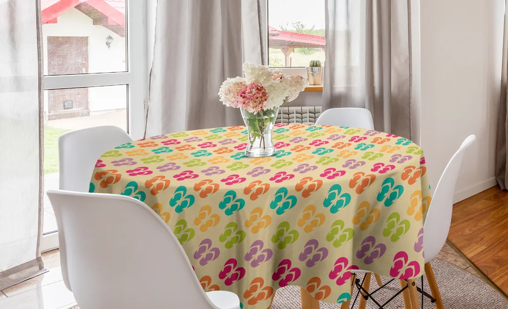 Tovaglia Circolare Multicolore 150cm ABAKUHAUS - Arredo Cucina Top