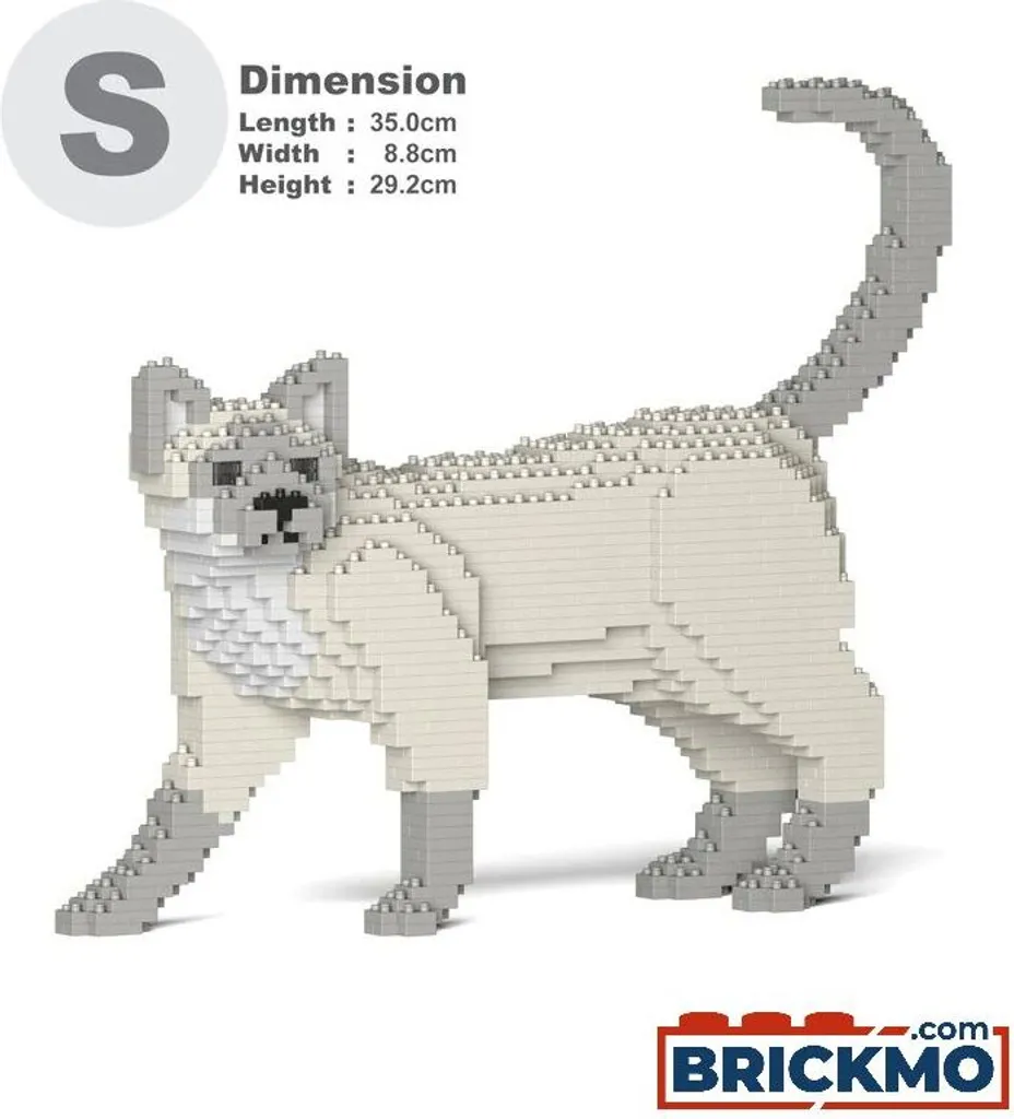 Kit JEKCA Chat Tonkinois ST19TKC02-M02 Briques avec Système de Vis