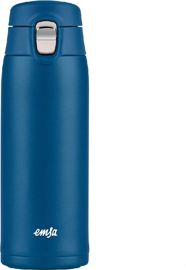 emsa Isolier-Trinkflasche TRAVEL MUG LIGHT 0,4 Liter blau