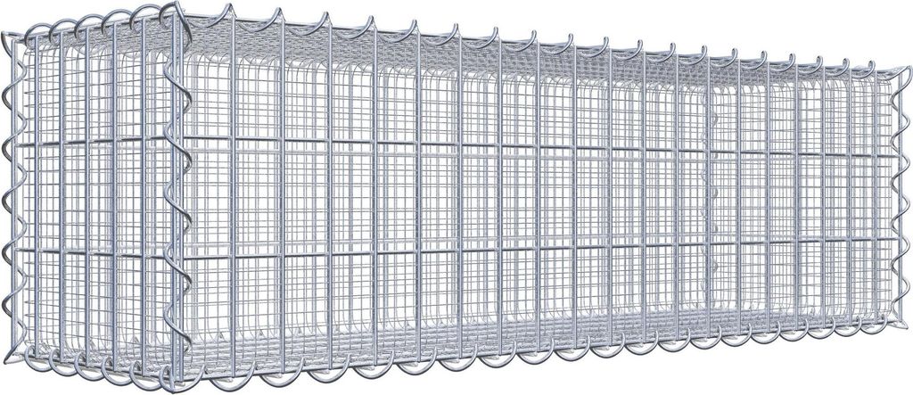 Splittgabione 100 cm x 30 cm x 30 cm (L x H x T), Maschenweite 5 cm x 10 cm, Spirale