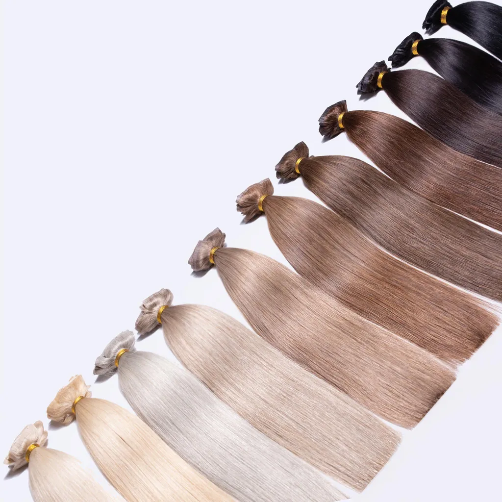 Ajouter du volume : Extensions à clip Blond Cendré 40cm Cheveux Vrais - 2