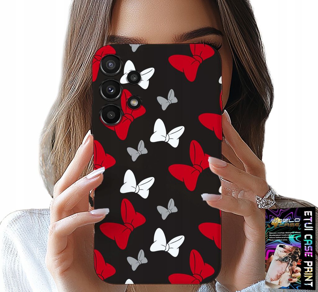 Etui Für Samsung Galaxy A32 5G - Rote Und Weisse Mausbögen, Designs
