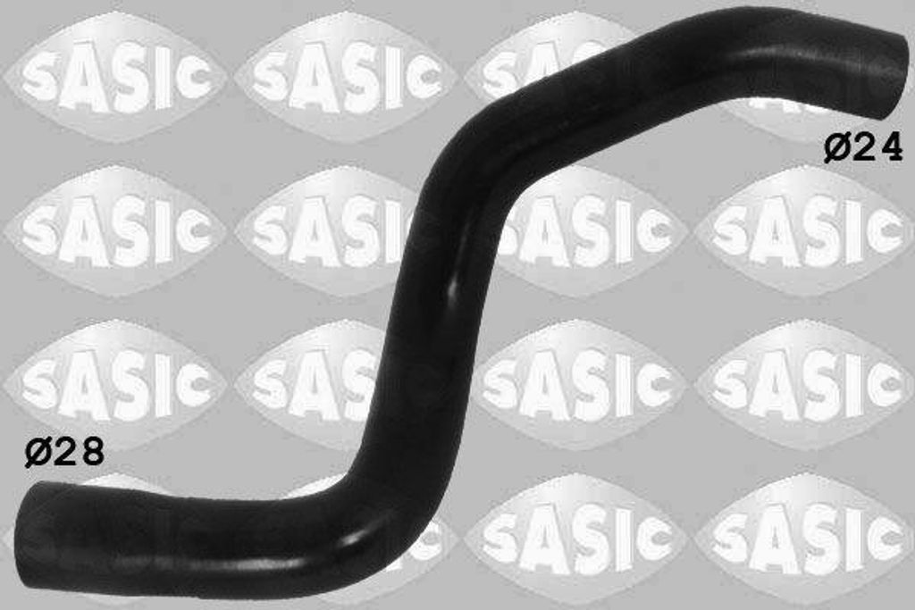 SASIC 3400175 Kühlerschlauch OE 1351VZ kompatibel mit 208, 2008, C3
