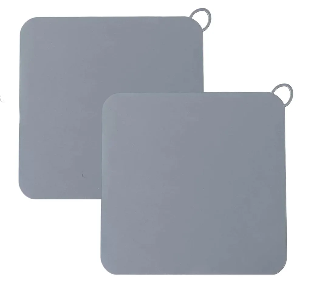 Cache-Siphon Souple pour Cuisine et Salle de Bains 15x15cm Lot de 2