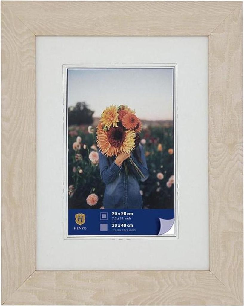 Henzo Dahlia Bilderrahmen 30x40 cm Weiß