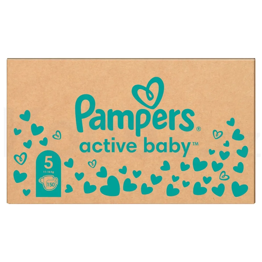 Couches Bébé Pampers Active-Baby 150 Unités avec Couche Extra Sommeil - 10