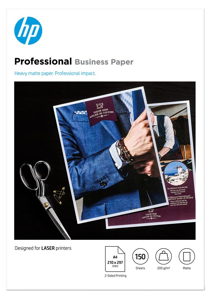 HP Professional Business Paper Matte 200 g/m2 A4 (210 x 297 Immagine del prodotto 
