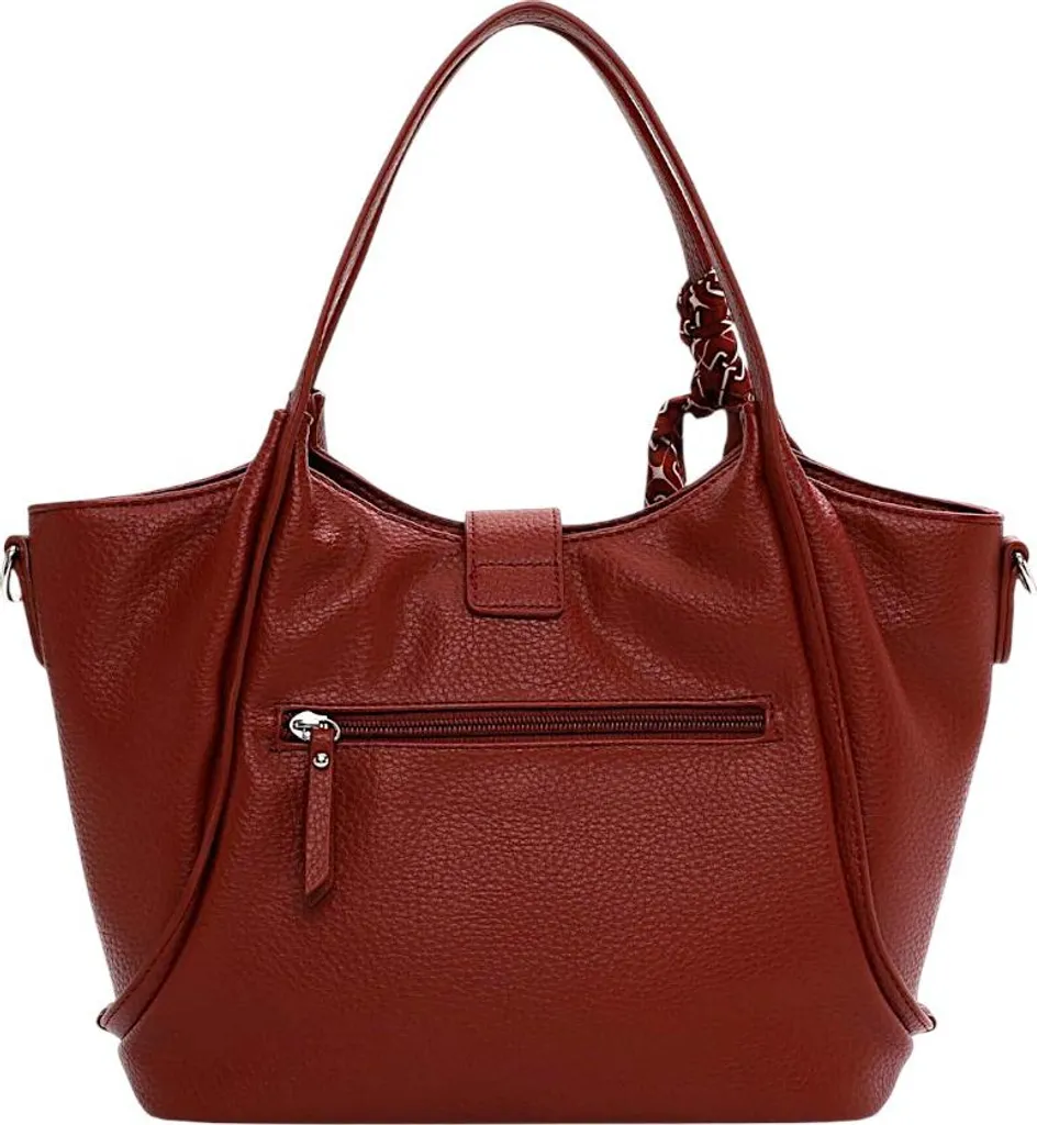 Sac à main Emily & Noah Hasina rouge, élégant format taille unique - 2