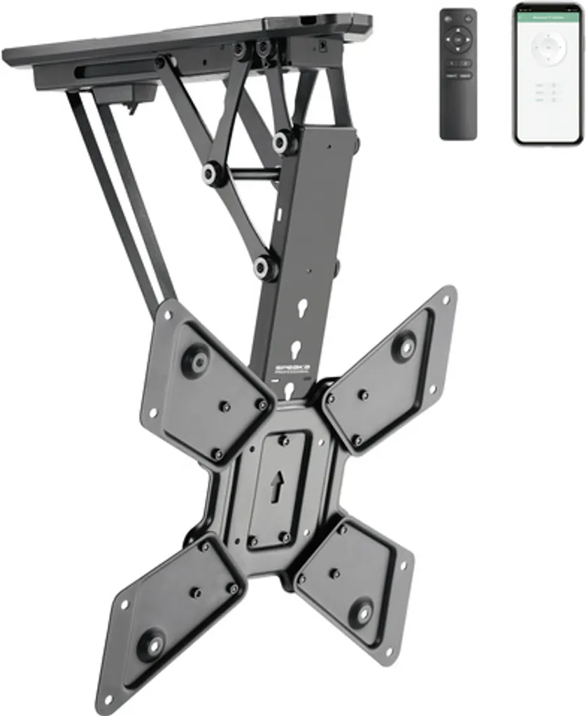 Support de Fixation Murale TV 55 Pouces Max - Modèle SP-TVCM-510 Noir