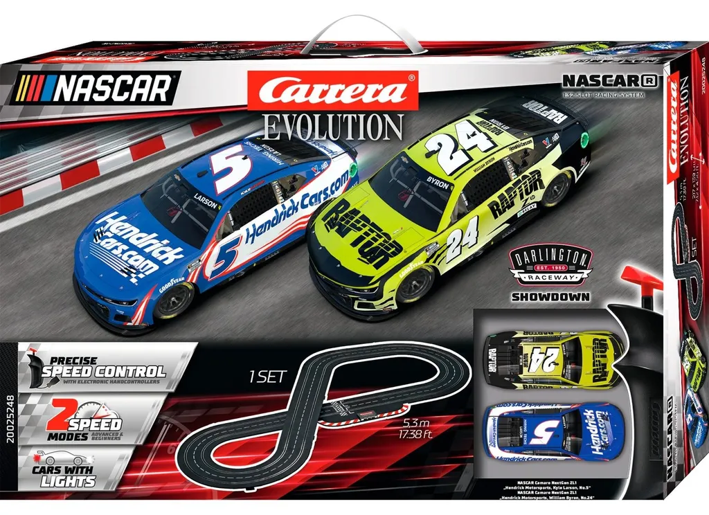 Circuit Électrique NASCAR Darlington Showdown Carrera Evolution 1/32