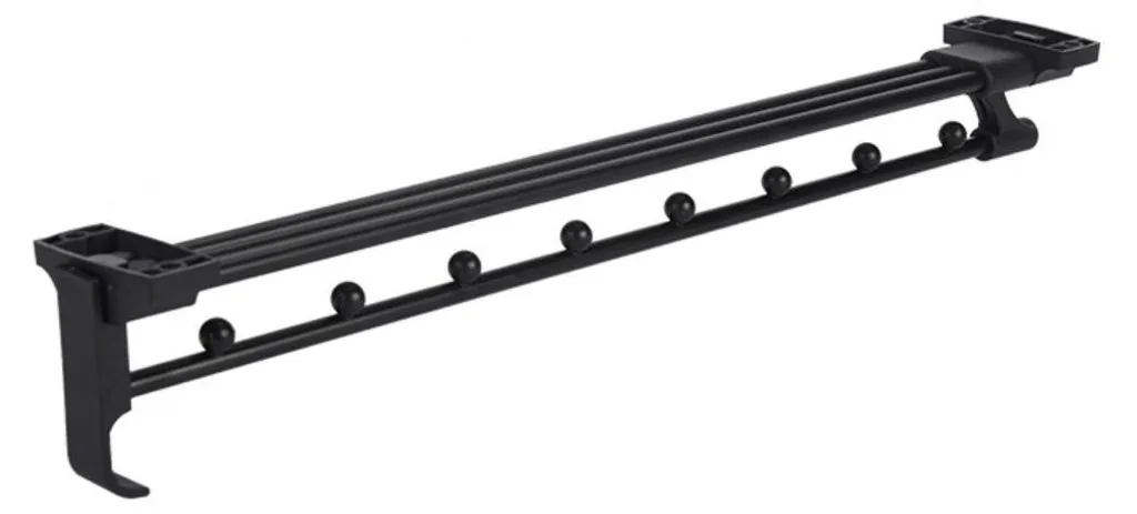 Aménagement de placard barre télescopique extensible de 45.5 à 82cm