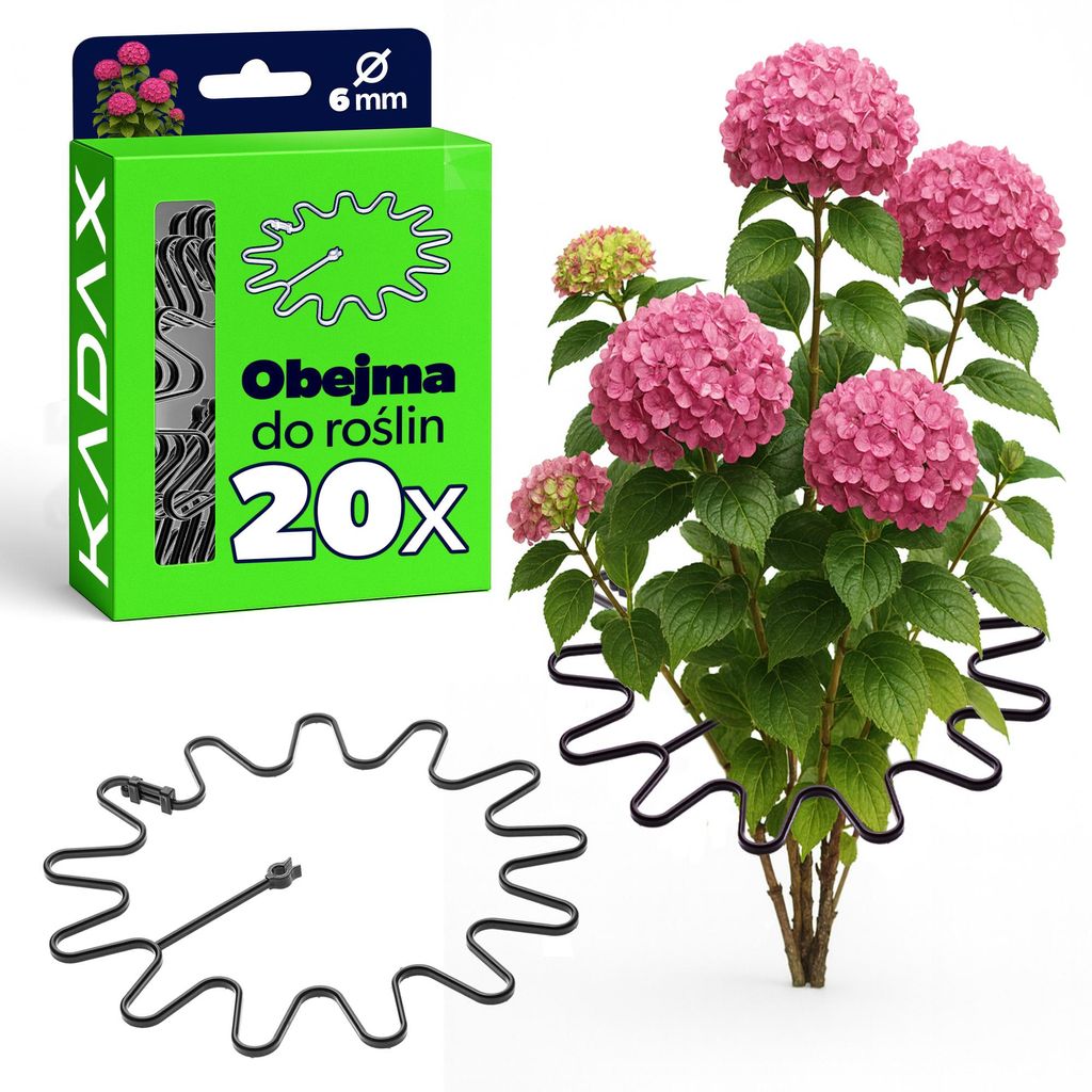KADAX uchwyt do bylin okrągły Ø 21 cm w zestawie 20 sztuk, Zdjęcie produktu 