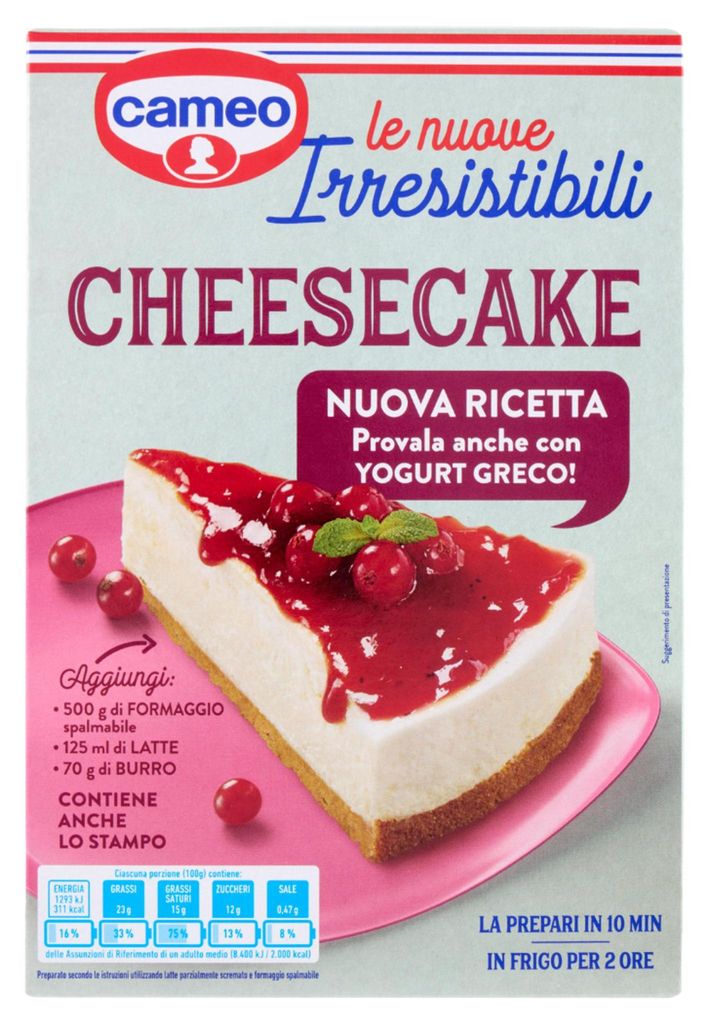 Gâteau au fromage et yaourt grec, 217 g, marque Cameo Image du produit 