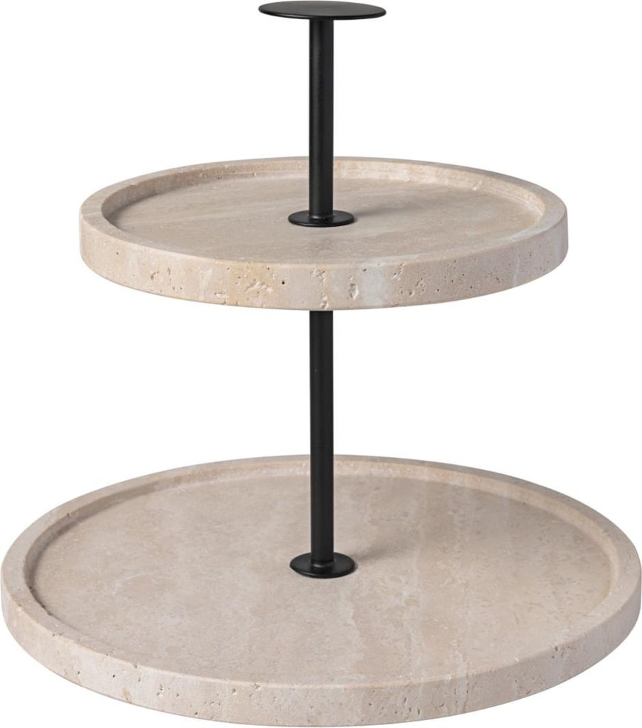 Villeroy & Boch Manufacture Travertine Etagere 2-tlg Produktbild 
