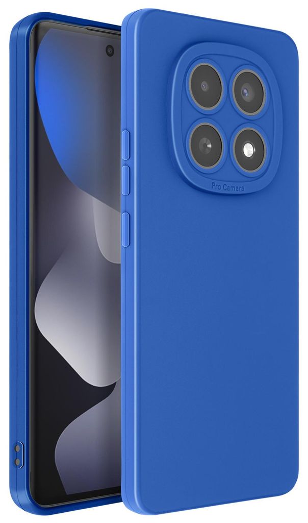 Avizar, Silikon Hülle mit Kamera Schutzverstärkung für Redmi Note 15, Blau