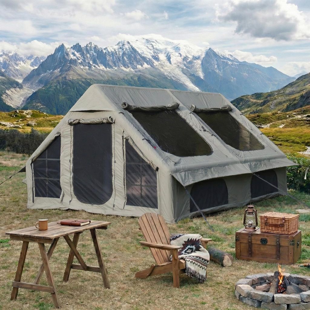 LVHOM Tenda da campeggio gonfiabile per 8 persone, Tenda da Immagine del prodotto 