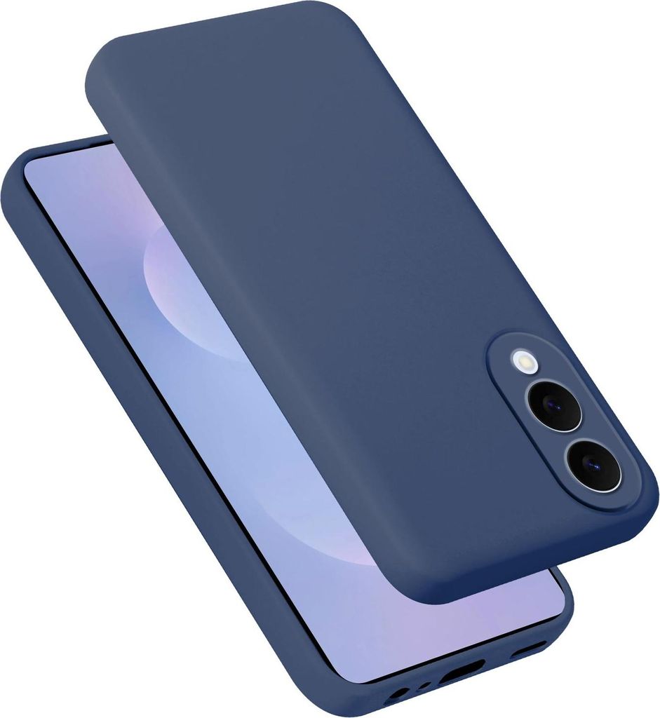 Cadorabo Hülle für Samsung Galaxy S25 Edge Hülle Silikon Handyhülle Case aus flüssigem Silikon, Kratzfeste und stoßfeste Schutzhülle für Sa...