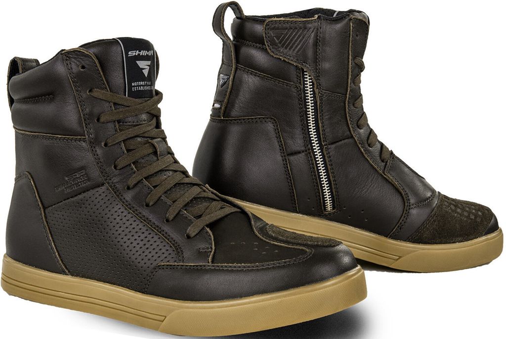 SHIMA Blake perforierte Motorrad Schuhe, braun, 44 Produktbild 