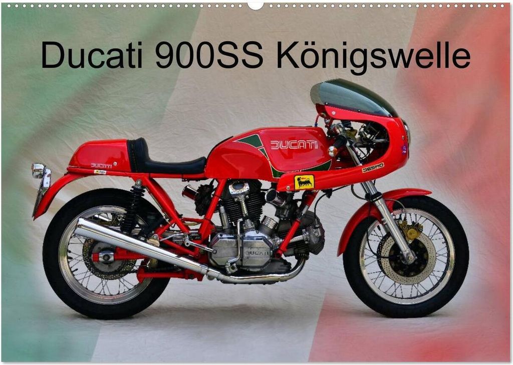 Ducati 900SS Königswelle (Wandkalender 2026 DIN A2 quer), CALVENDO Monatskalender