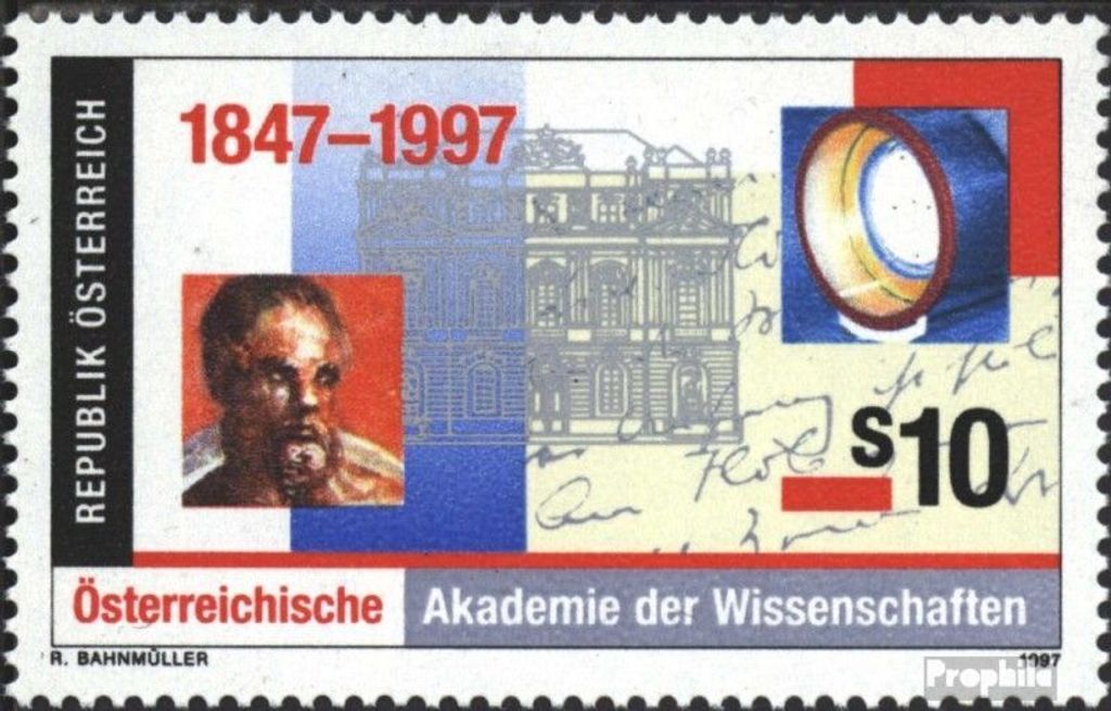 Briefmarken Österreich 1997 Mi 2210 (kompl.Ausg.) FDC Akademie d. Wissenschaften