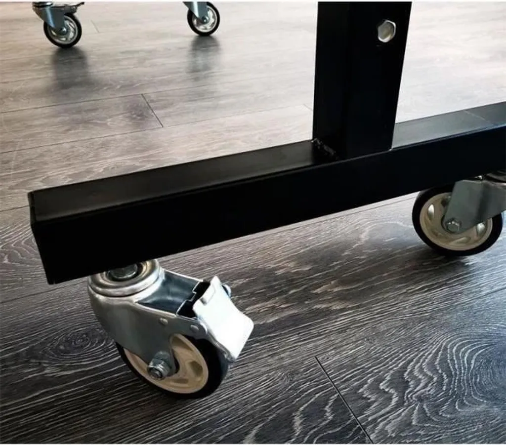 Table de ping-pong gain de place et résistante : Solution outdoor bleue - 4