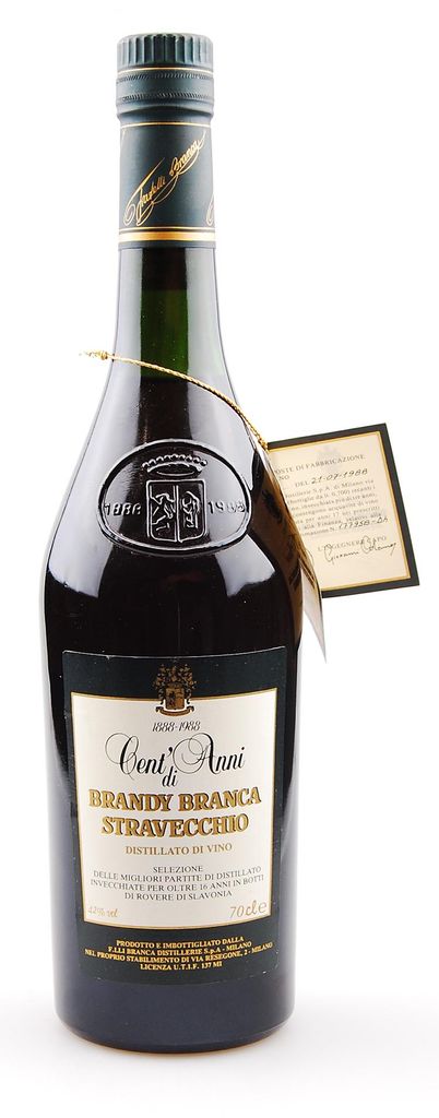 Brandy 1988 Stravecchio Cent di Anni Branca