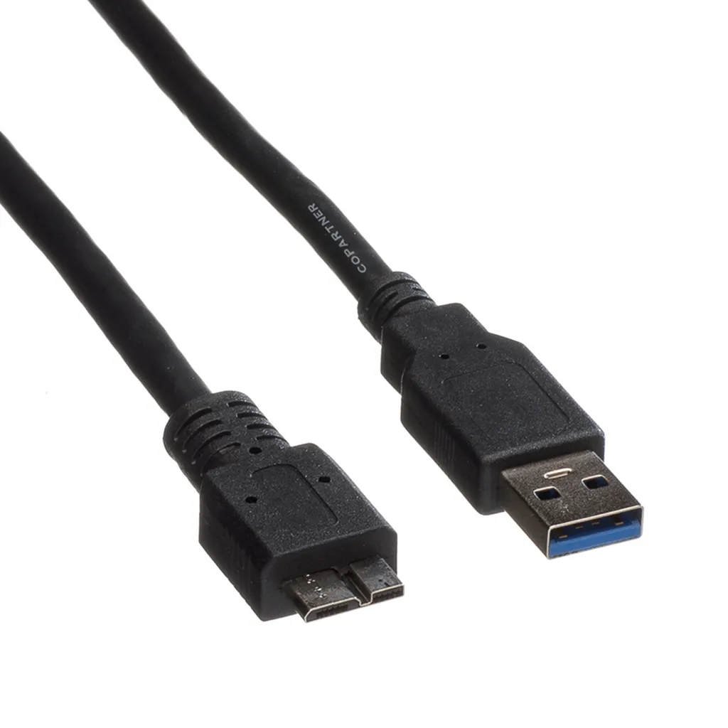 ROLINE Cavo USB 3.2 Gen 1, A ST - Micro B ST, nero, 2 m - 2