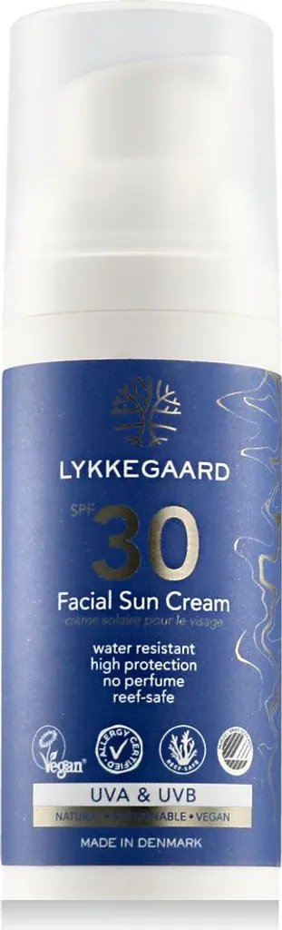 Lykkegaard Crème Solaire Visage SPF 30 - Protection Haute 50ml